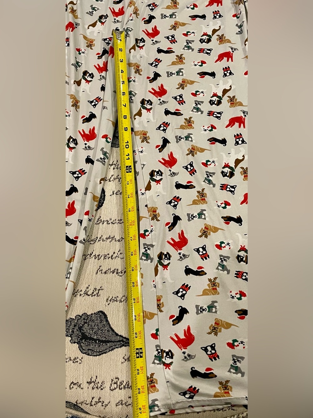 Hello Mello Holiday Lounge Pants – Christmas Dog Print – Size Medium/Large - Picture 8 of 11